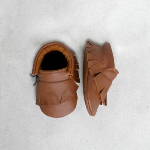 wild brown moccasins over